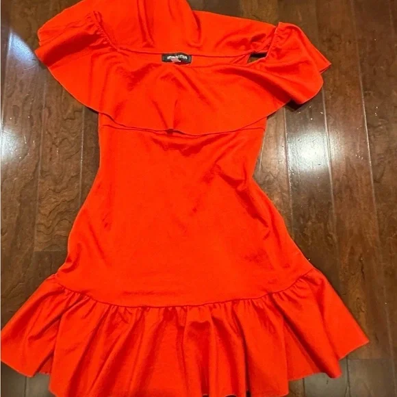 Urban Outfitters Dress/Romper Bundle Red Dress and White Romper Set - Picture 6 of 6